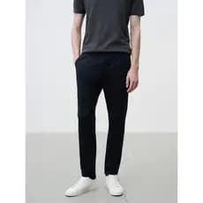 JSSD HOMME verão calças casuais masculinas seda amoreira legal em linha reta respirável negócios Commuter calças estilo