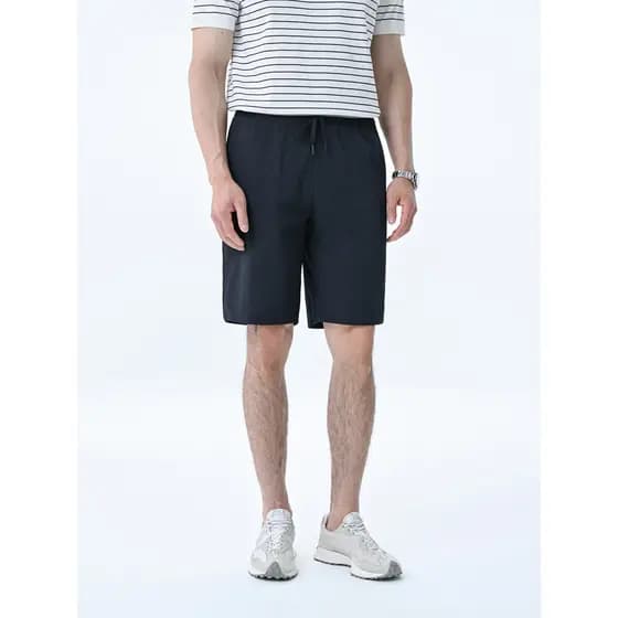 JSSD HOMME verão Commuter shorts casuais masculino novo estilo shorts de secagem rápida cordão shorts retos estilo mascu