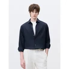 JSSD HOMME novo dinheiro novo estilo velho dinheiro Dimuel estilo linho algodão camisa de manga comprida estilo masculin