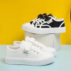 Primavera outono bebê menina sapatos 1-3 anos de idade 2 crianças de sola macia meninos versão coreana sapatos brancos s