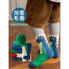 Crianças meias de inverno engrossado quente Terry meias meninos puro algodão meninos bebê dos desenhos animados meias in
