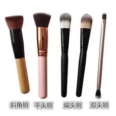 Pincel de maquiagem de duas cabeças Pincel de Blush Pincel de sombra Pincel de corretivo Pincel de destaque Pincel de ba