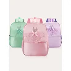 Saco de dança crianças dança mochila moda arco mochila princesa saco menina latina Ballet saco de escola