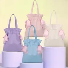Novo saco de cordão de balé pequeno exame de arte bolsa de ombro grande capacidade saco de dança rosa grande criança arc