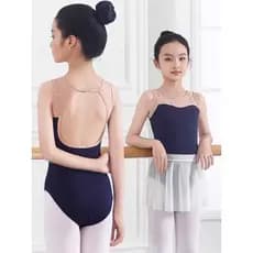 Roupas de dança infantil roupas de prática para meninas verão novo estilo grande colete infantil sem mangas macacão de e