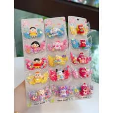 Crianças dos desenhos animados hairpin Glitter asas acessórios de cabelo bonito Sanrio morango urso hairpin menina franj