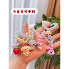 Pulseira luminosa crianças dos desenhos animados Xingdailu jóias brinquedo bonito princesa jóias menina frisado presente