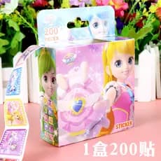 Maravilhoso bonito Ke brinquedos surpresa adesivos menina monge amor princesa rolo adesivos varinha mágica conjunto de b
