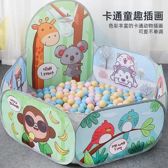 Crianças oceano piscina de bolinhas cerca tenda interior ao ar livre casa bebê brinquedo piscina Bobo piscina Pitching p