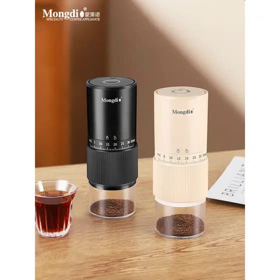 Mongdio Moedor Elétrico Moedor de Grãos de Café Moedor de Mão Doméstico Moedor de Café Moedor de Café