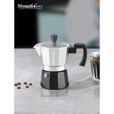Mongdio Mongdio Válvula Dupla Café Fazendo Pote Doméstico Pequena Máquina de Café Espresso Camping Conjunto de Café de P
