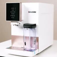 Kebike máquina de café automática doméstica espuma de leite pequena moagem integrada máquina de café expresso