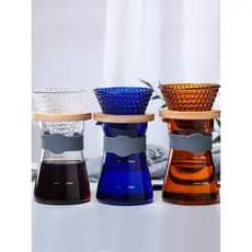 Máquina de café fermentação manual, copo de filtro de café doméstico, filtro de café de morango, pote de compartilhament