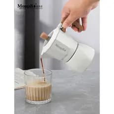 Mongdio Mongdio Válvula Dupla Café Fazendo Pote Máquina de Café Espresso Extrator de Café Doméstico de Terceira Geração
