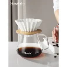 Mongdio conjunto de café de fermentação manual, moedor manual, máquina de café, copo de filtro de café, fermentação manu