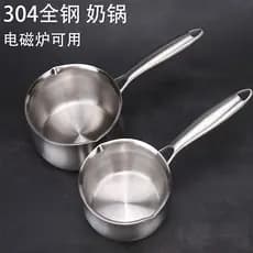Pote de leite de aço inoxidável 304 Pote de leite quente Anti-escaldante Fogão de indução Panela de macarrão Macarrão in