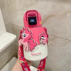 My Little Pony Copo de água inteligente para meninas Copo térmico infantil de alto valor Copo de palha para meninas Garr