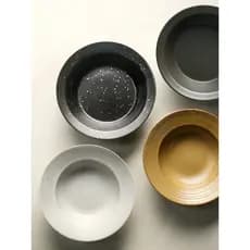 Prato de jantar de cerâmica artesanal japonês, grés, chapéu de palha, tigela, prato de sopa, prato plano, prato redondo,
