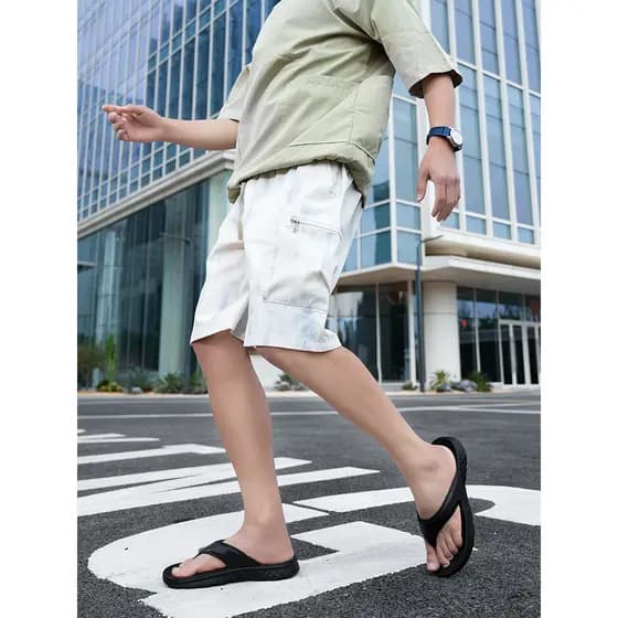 Chinelos masculinos de verão antiderrapante arco chinelos ao ar livre novo estilo masculino High-End sapatos de praia sa