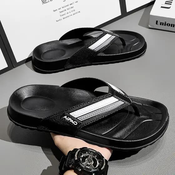 Chinelos masculinos verão ao ar livre usar sapatos de praia ao ar livre chinelos masculinos na moda sandálias de verão d