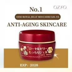 OZIO Royal Jelly Gel EX 75g - Hidratante Anti-Envelhecimento, Hidratação Profunda e Reparação, Reduz Rugas, do Japão