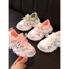 2025 primavera novas crianças sapatos esportivos meninas papai sapatos 1 a 5 anos de idade menino bebê outono crianças s