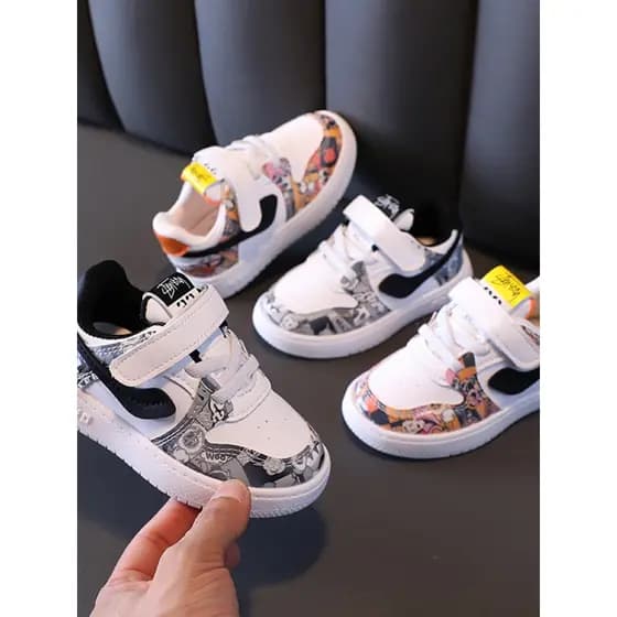 2024 primavera novo estilo sapatos de bebê estilo na moda meninos couro respirável meninas sapatos casuais crianças sapa