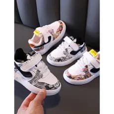 2024 primavera novo estilo sapatos de bebê estilo na moda meninos couro respirável meninas sapatos casuais crianças sapa
