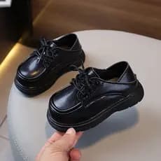2025 primavera verão novo estilo meninos sapatos de couro pequenos crianças sola macia sapatos de dedo grande para menin