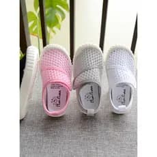 Primavera verão estilo bebê malha sapatos meninos sandálias crianças branco sapatos casuais malha respirável jardim de i