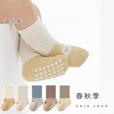 Meias de bebê primavera outono bebê boca solta desossada antiderrapante meias de tubo médio meninos meninas bonito dos d