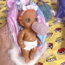 Chique! Chique!20 faca dos eua Super fofa Mini bebê boneca reconfortante unicórnio brinquedo infantil presente