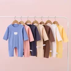 Macacão de veludo alemão bebê roupas de uma peça bebê primavera outono inverno roupas Close-Fitting camisa de fundo térm