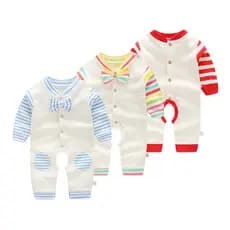 Roupas para recém-nascidos outono manga comprida aberto macacão masculino feminino bebê cem dias primavera outono bebê o