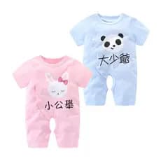Bebê macacão de bebê verão estilo fino bebê menina roupas de verão masculino manga curta influenciador macacão roupas re