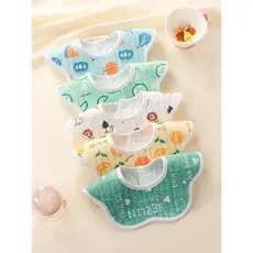 Babador de bebê outono inverno bebê recém-nascido Saliva toalha algodão puro à prova dwaterproof água cuspe leite cachec