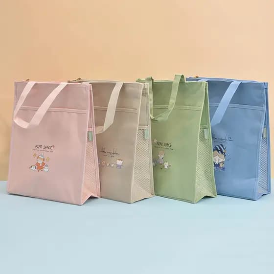 Nini Fantasy Oxford Pano Bolsa para livros de transporte manual Bolsa Extracurricular para aulas de trabalho Bolsa Tutor