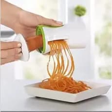 Cortador de Legumes em Espiral Rotativo Funil