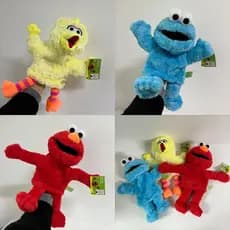 1 peça crianças animação educacional bebê programa brinquedo boneca Muppet Elmo grande pássaro biscoito