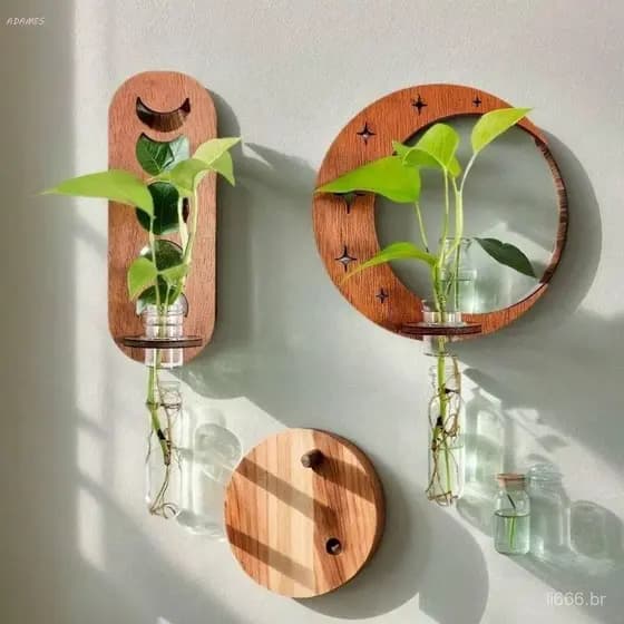 Vaso De Suspensão De Parede ADAMES , Hidropônico De Rack De Armazenamento De Plantas , Mini Plantador Suspenso