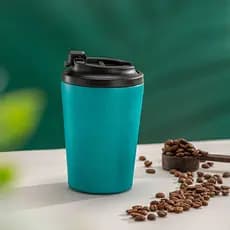 Copo de café portátil copo térmico com tampa copo portátil copo de água senhoras 304 aço inoxidável portátil copo mascul