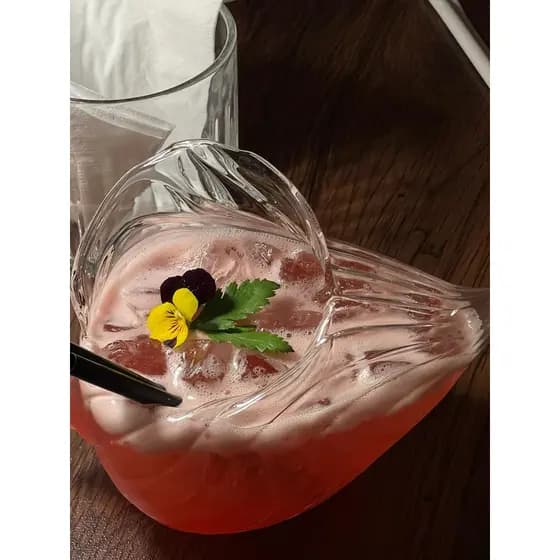 Cocktail concha de vidro mistura influenciador criativo cocktail vidro único copo de vinho pode vidro bebida especial vi