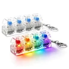 Botão de teclado pitada música Cross-Border novo estranho chaveiro pequeno pingente brinquedo de descompressão ventilaçã
