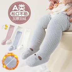 Meias infantis inverno engrossadas meias de bebê bebê quente velo-meias de lã Unisex algodão puro do que classe A