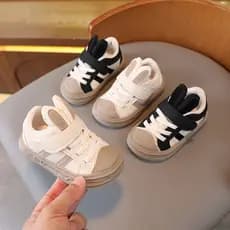 Menino sapatos de bebê primavera outono estilo bebê sola macia sapatos da criança 1-2 anos de idade meninas crianças tên