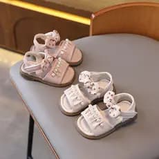 Feminino sapatos de bebê verão 2 bebê criança sapatos sola macia meninas primavera outono 1 ano de idade 0 crianças pequ