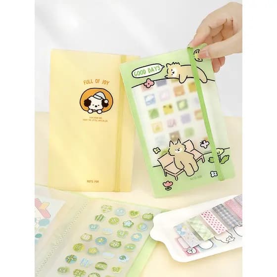 Nota para livro de armazenamento de adesivos hoje Yilying coreano bonito Graffiti manual cartão postal nota coleção livr