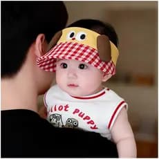 Bebê vazio chapéu superior verão estilo fino boné de pico meninos meninas crianças protetor solar vazio topo chapéu de s