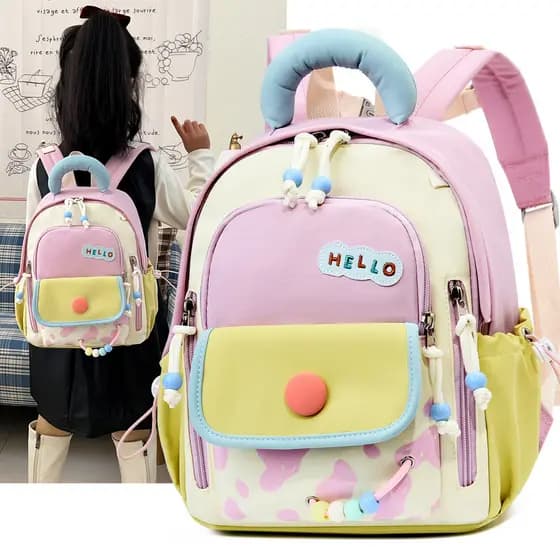 Crianças passeio jogar mochila Ultra-leve pequeno saco de escola jardim de infância meninos meninas Anti-deslizamento fi