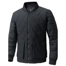 Jaqueta acolchoada masculina inverno gola de beisebol jaqueta chinesa gola masculina Casual acolchoada jaqueta quente à